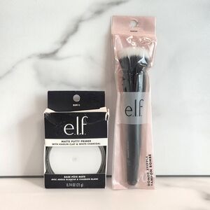 Elf Matte Putty Primer Universal Sheer 21g & Domed Stipple Brush - NEW IN BOX